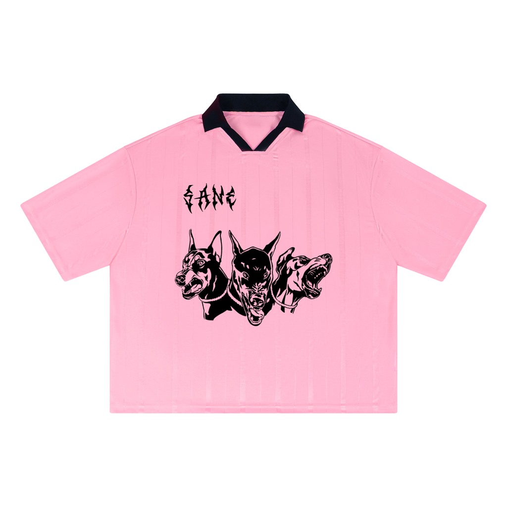 Unisex Striped Boxy Soccer Jersey