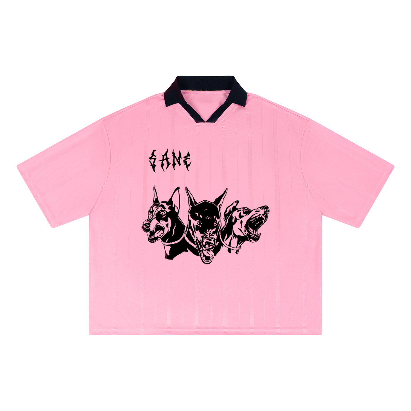 Unisex Striped Boxy Soccer Jersey