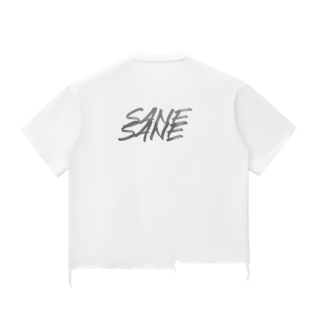 All Seeing Distressed Tee - Unisex Oversized 100% Cotton Casual T-Shirt for Spring & Summer